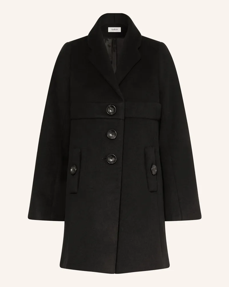 ba&sh Wollmantel THEA Schwarz