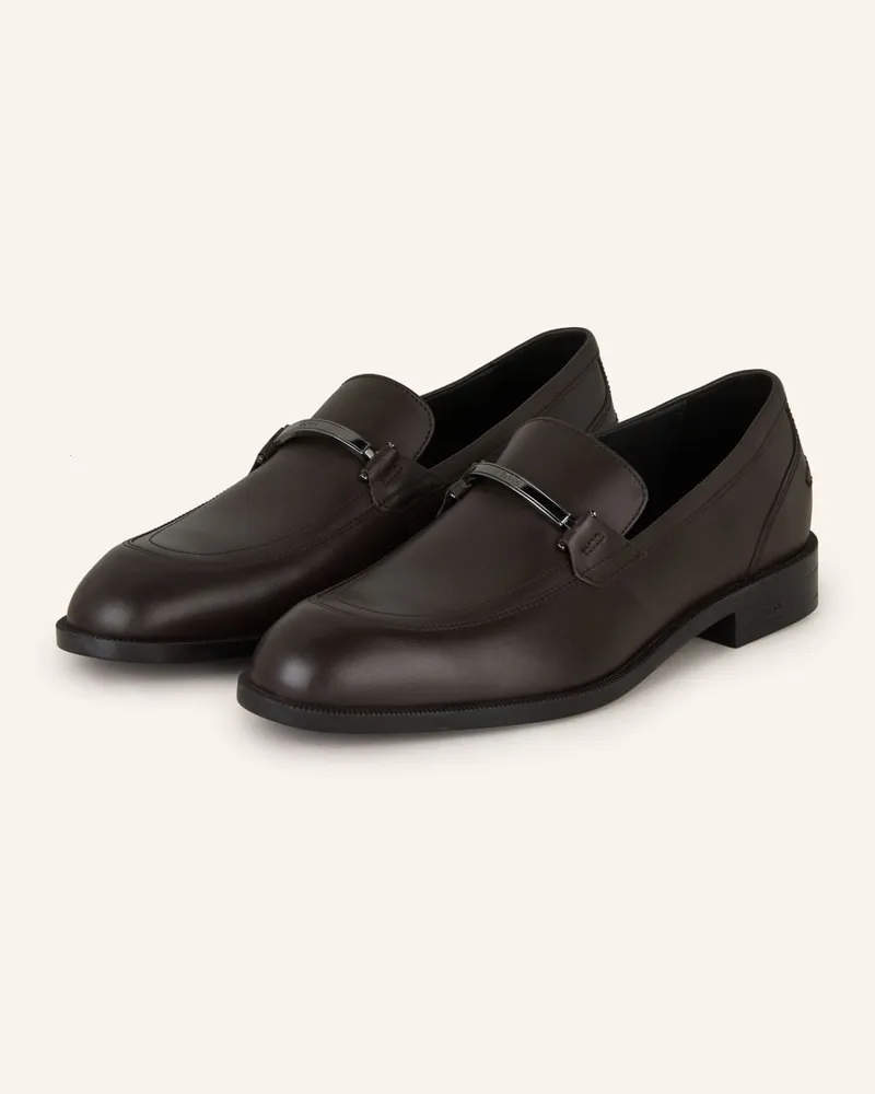 HUGO BOSS Loafer TAYIL - DUNKELBRAUN Braun