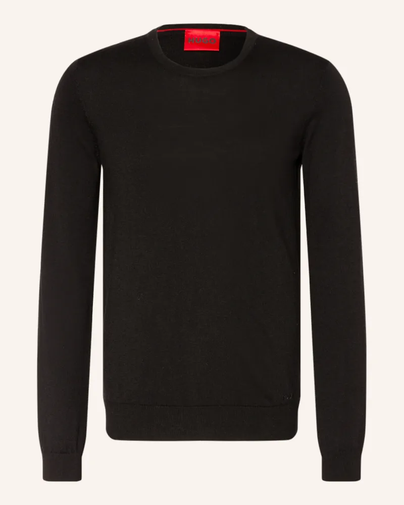 HUGO BOSS Pullover SAN CEDRIC Schwarz