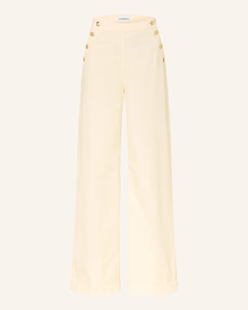 Claudie Pierlot Wide Leg Jeans gelb E003