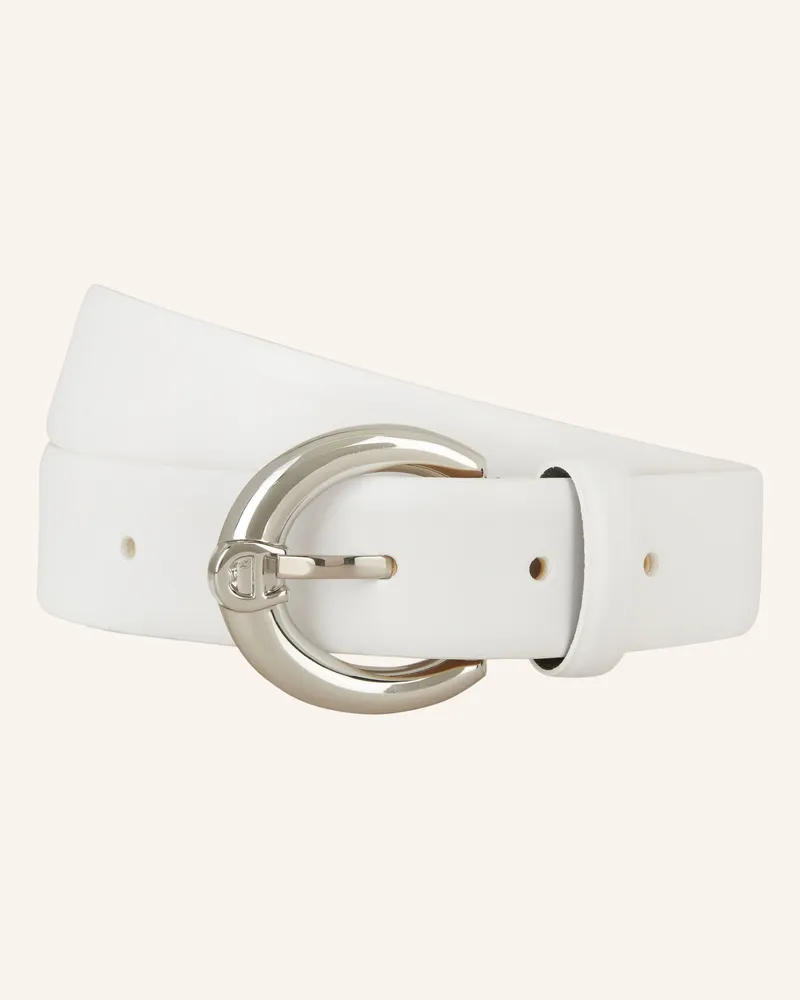 Aigner Ledergürtel FASHION Weiss