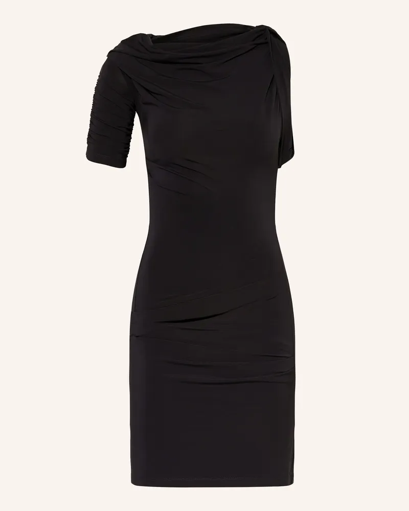 Jacquemus Cocktailkleid La Mini Robe Drapeado blau Dunkelblau