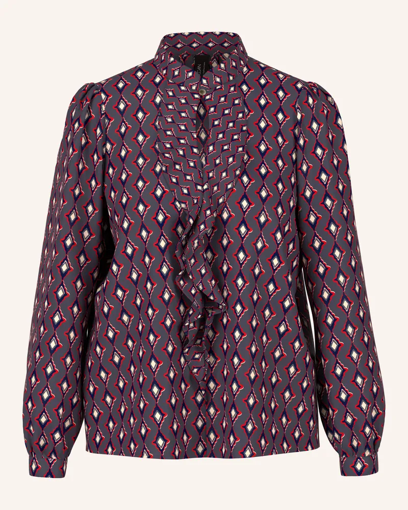 Marc Cain Blusenshirt Mit Volants grau Blau