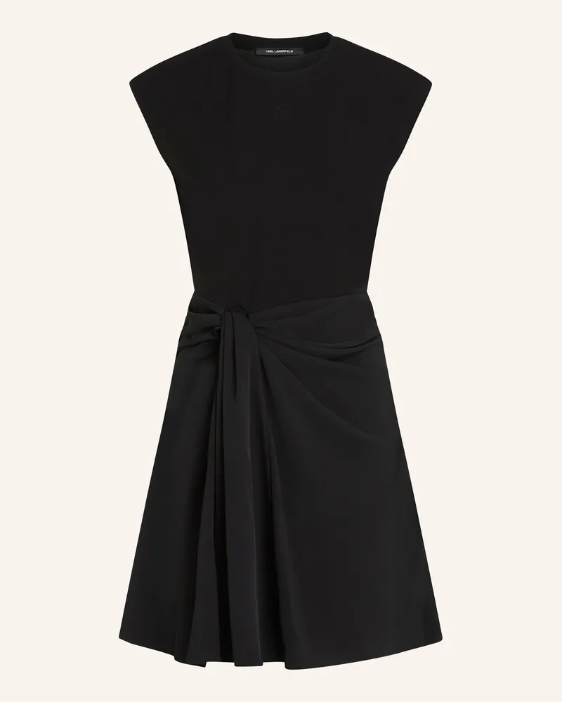 Karl Lagerfeld Kleid schwarz Schwarz