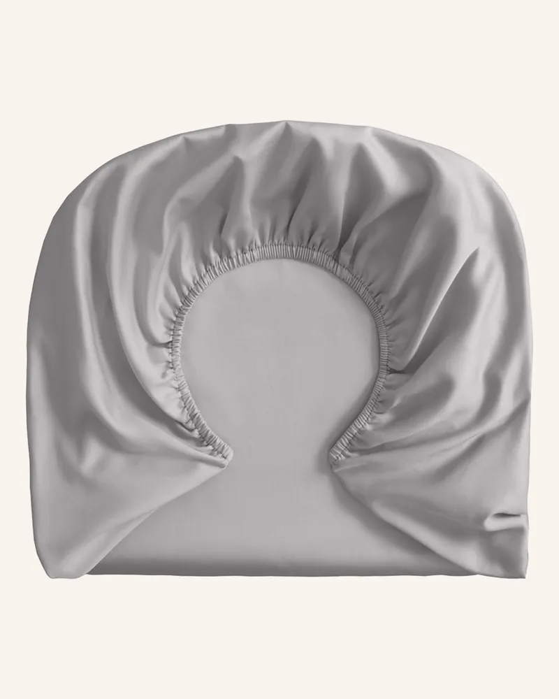 ROYFORT Spannbettlaken Baumwolle grau Hellgrau