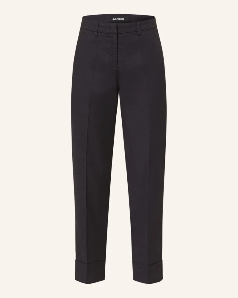 Cambio 7/8-Hose KRYSTAL mit Leinen Dunkelblau