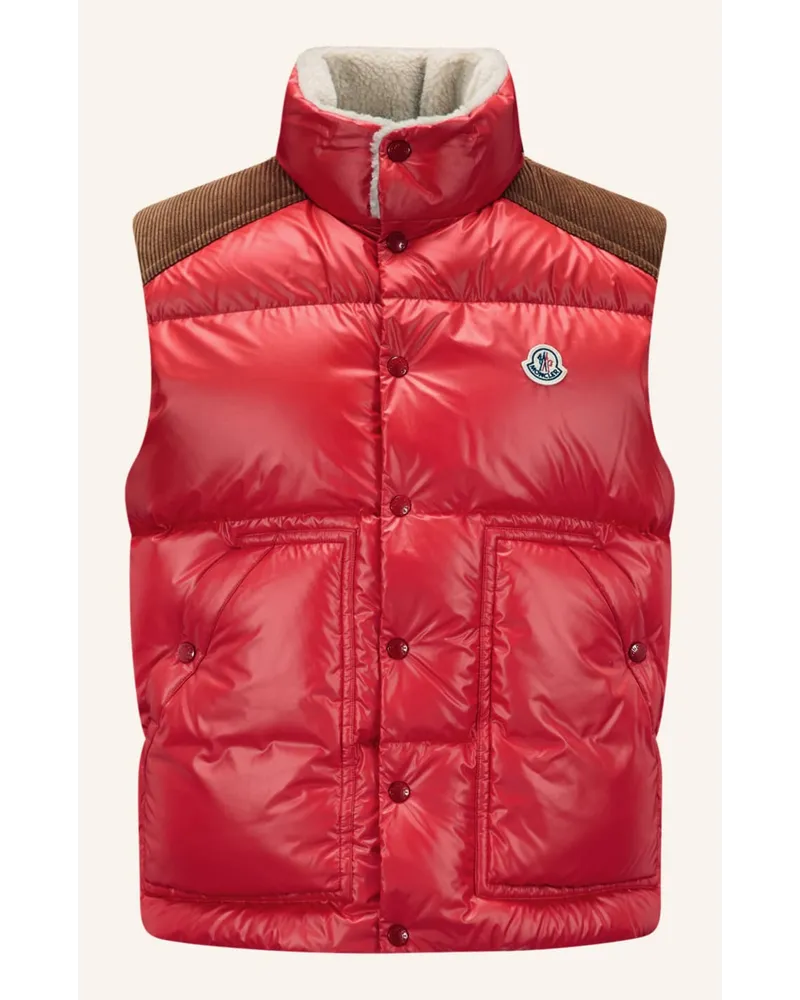 Moncler Daunenweste ARDECHE Rot