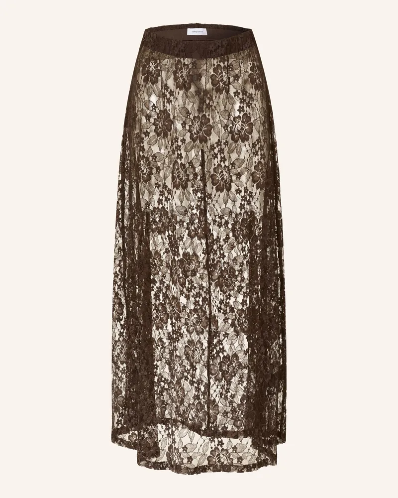 Darling Harbour Spitzenrock braun Dark