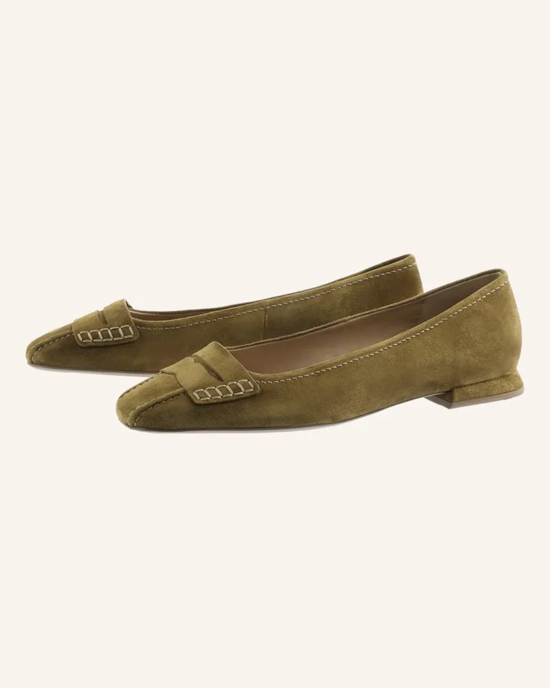 Högl Ballerinas BRILLE Oliv