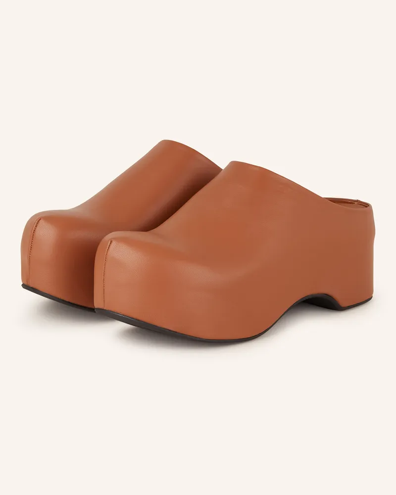 Marni Plateau-Mules braun Braun