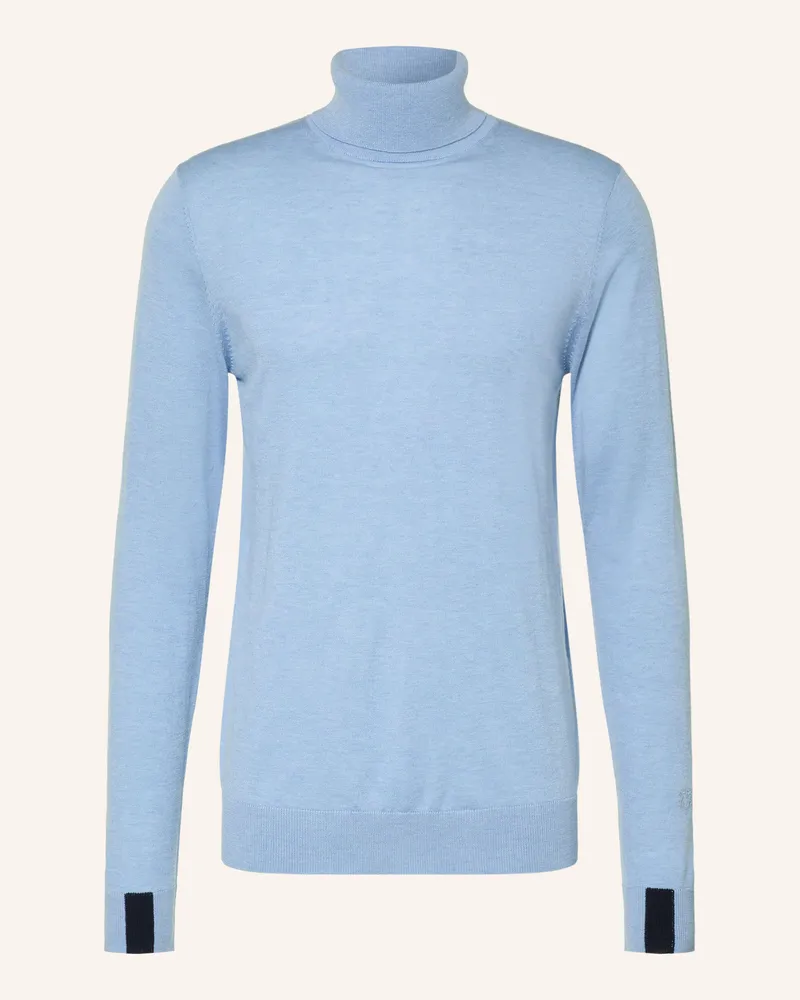 Mos Mosh Rollkragenpullover Mmgadam blau Hellblau