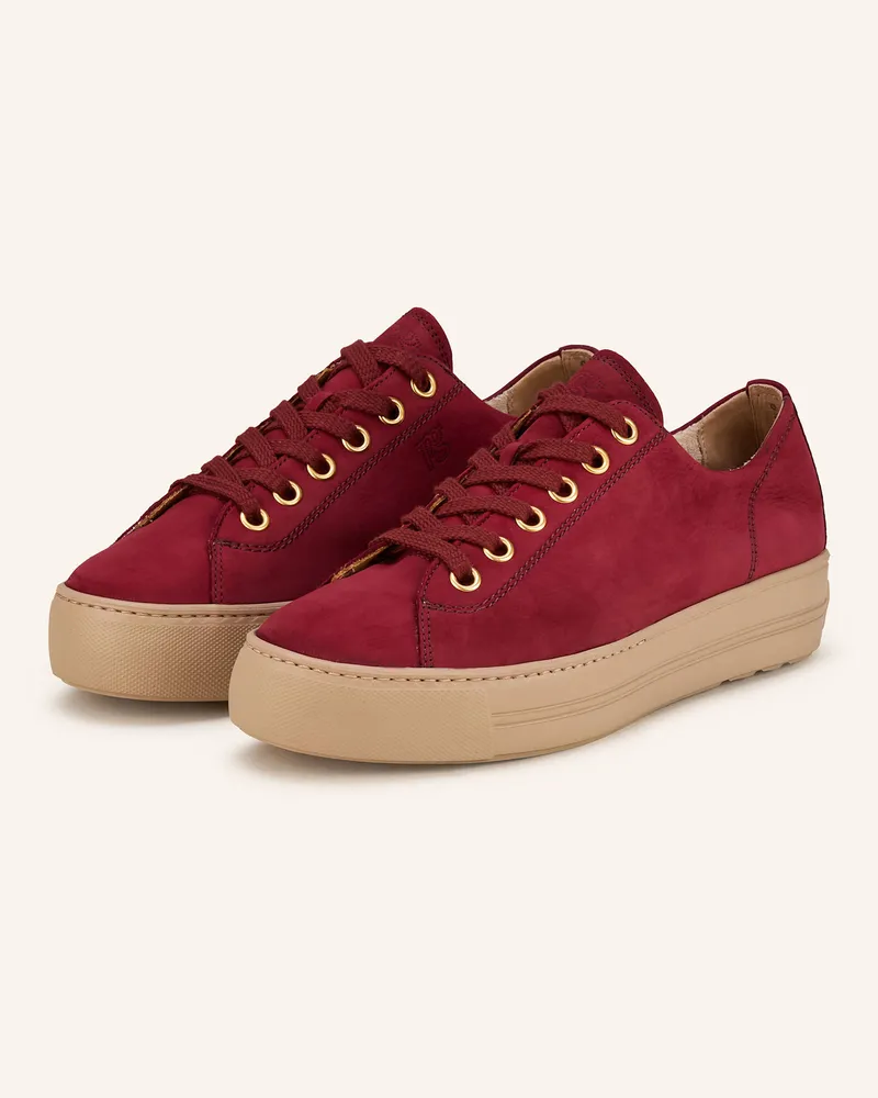 paul green Sneaker rot Dunkelrot