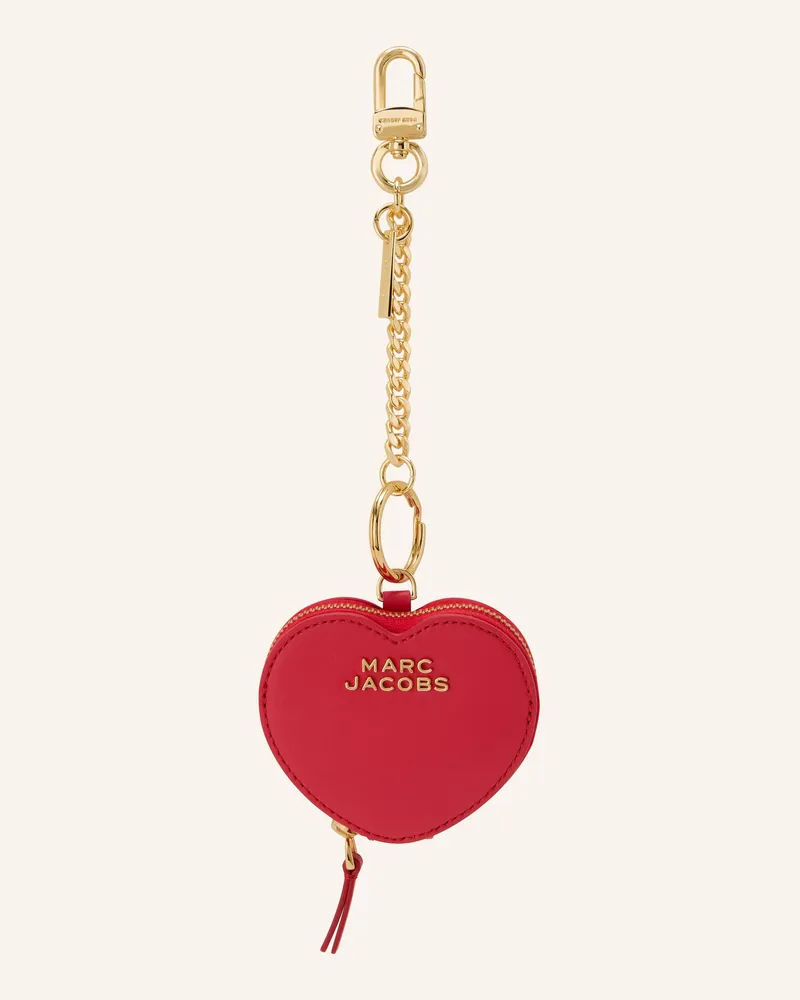 Marc Jacobs Taschenanhänger The Heart Pouch Bag Charm rot Rot