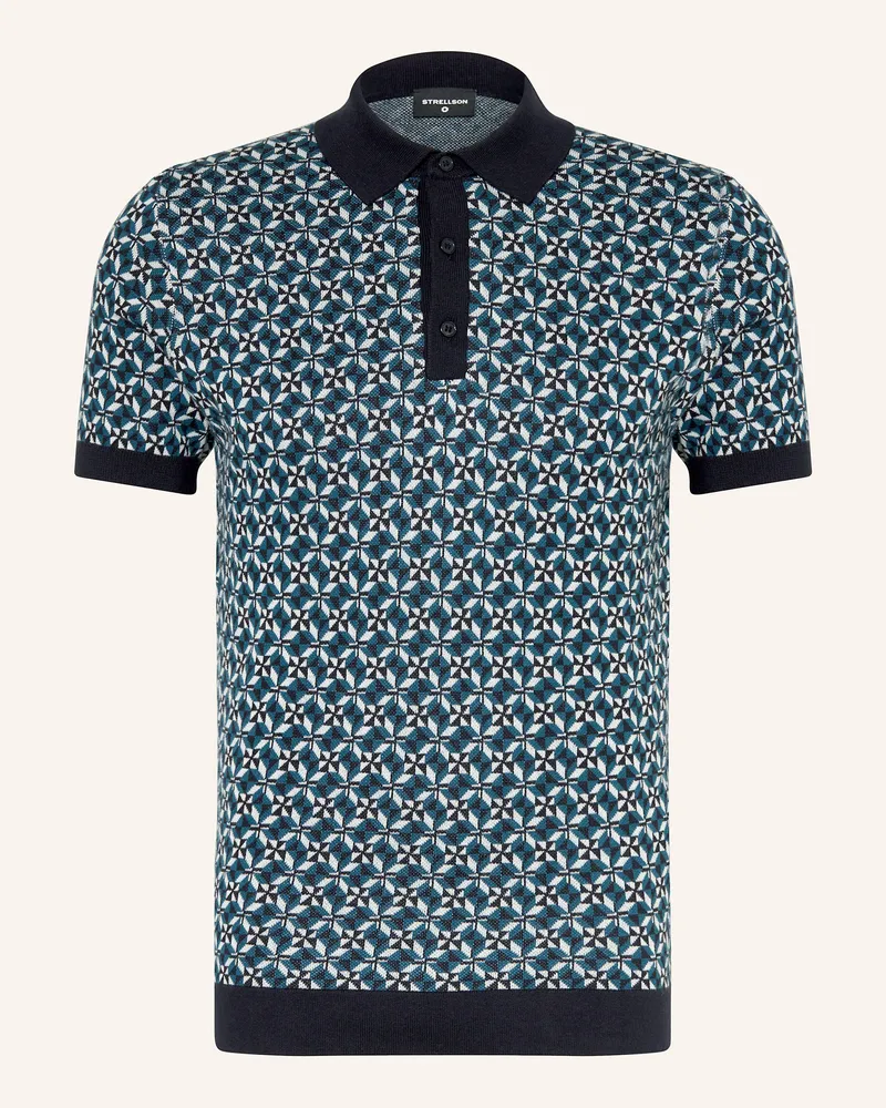 Strellson Strick-Poloshirt KITO Dunkelblau