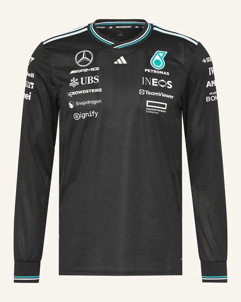 adidas Longsleeve MERCEDES - AMG PETRONAS FORMULA ONE TEAM DRIVER Schwarz