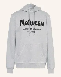 Alexander McQueen Oversized-Hoodie Grau