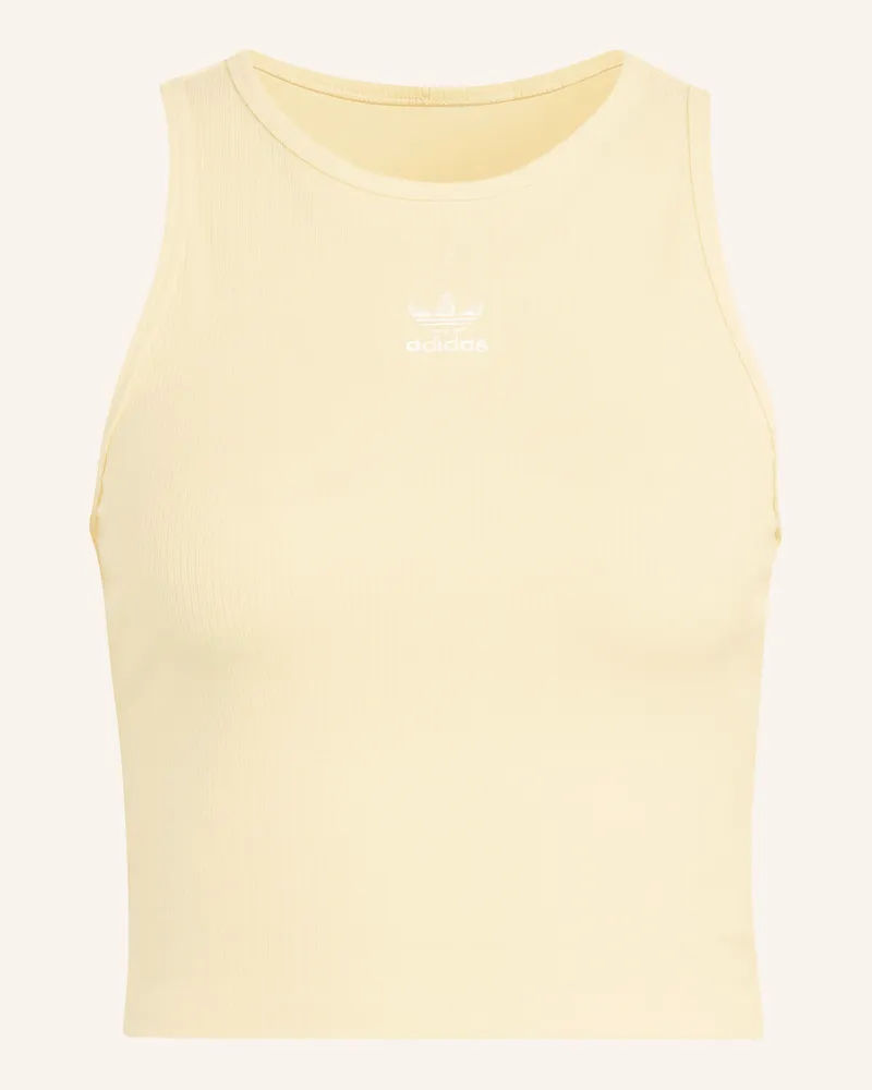 adidas Cropped-Top ESSENTIALS Hellgelb