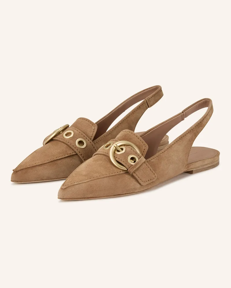 Kennel & Schmenger Slingballerinas Greta beige Hellbraun