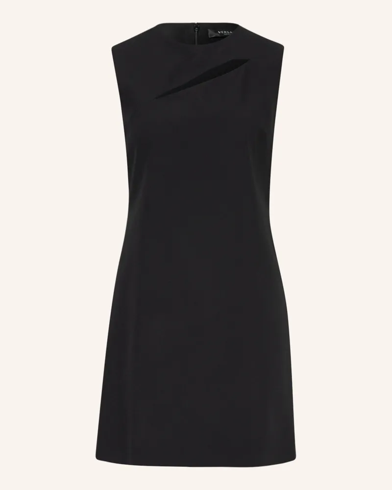 Versace Etuikleid Schwarz