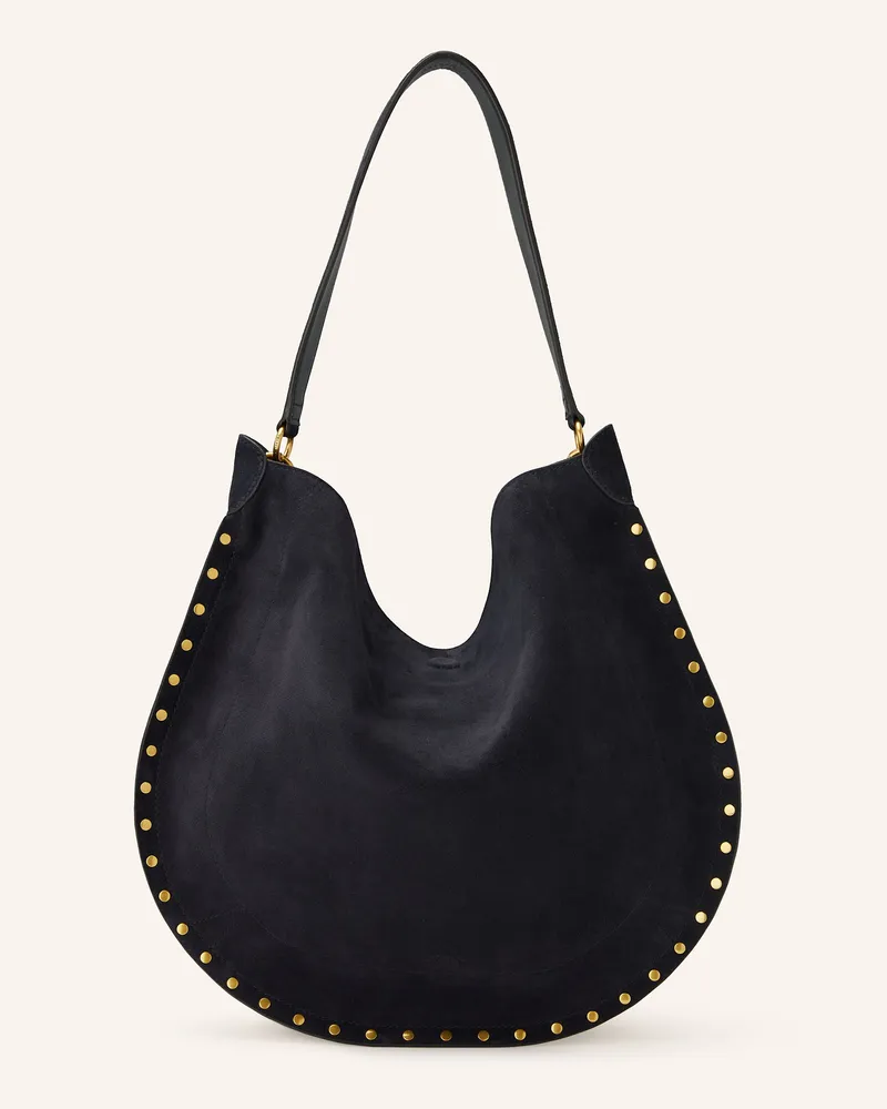 Isabel Marant Shopper OSKAN mit Pouch und Nieten Schwarz