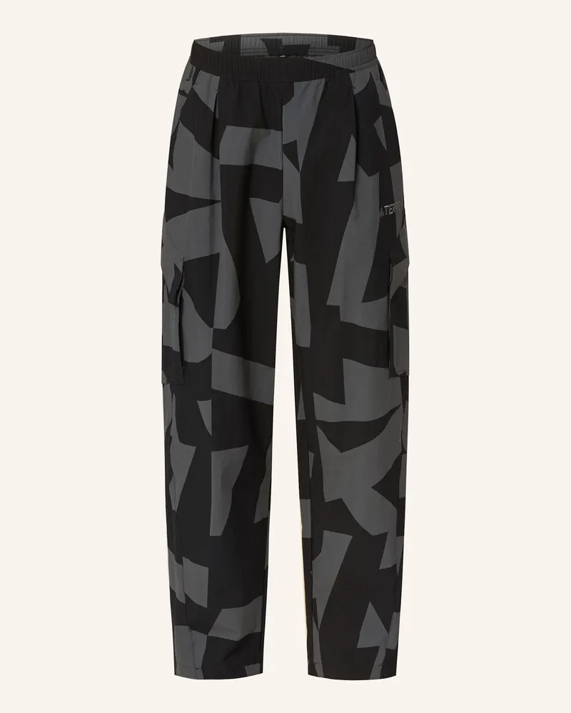adidas Trekkinghose TERREX XPLORIC PRINTED Schwarz
