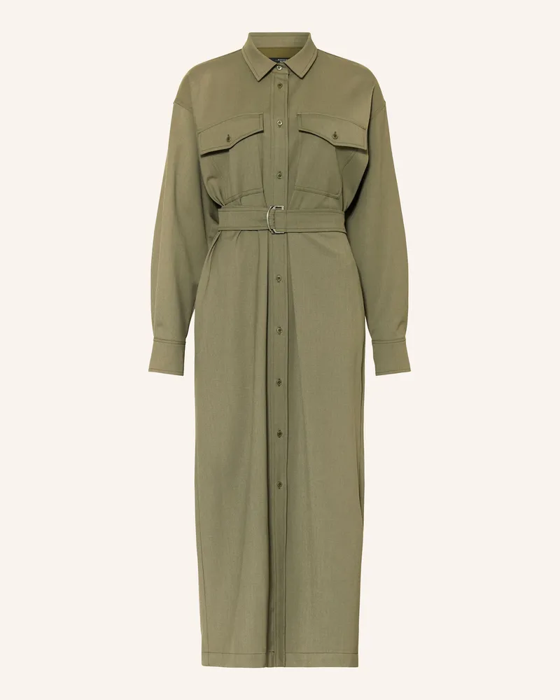 Max Mara Hemdblusenkleid CLOWN Khaki