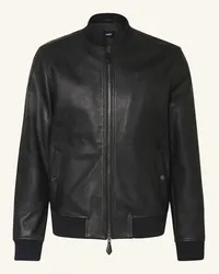 Reiss Lederblouson CAST Schwarz