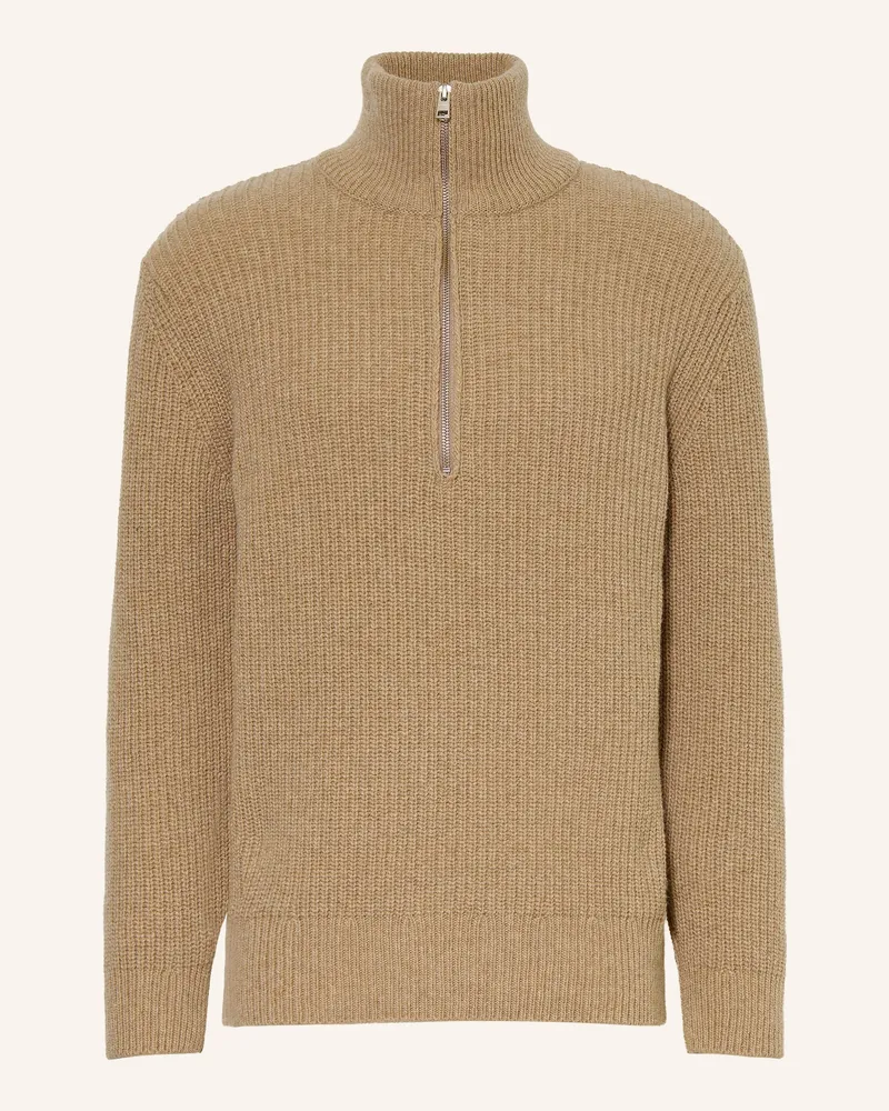 Closed Troyer beige Camel