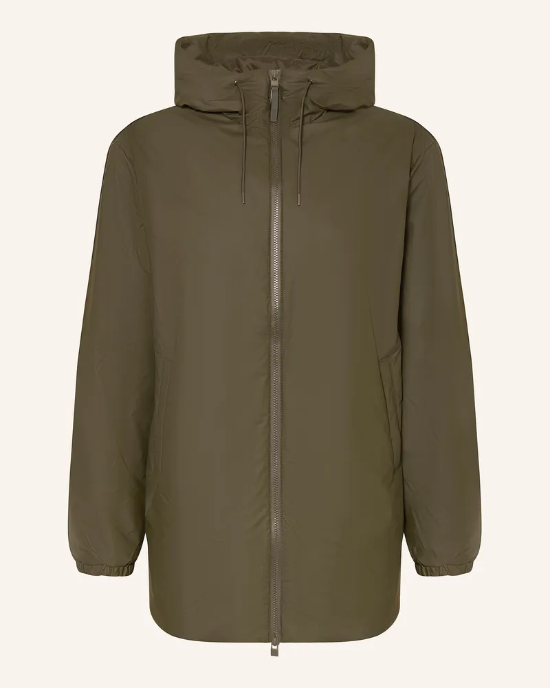 RAINS Regenjacke LOHJA LONG Oliv