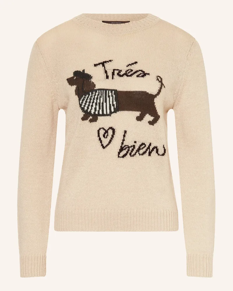 Max Mara Pullover NITRA mit Alpaka Beige