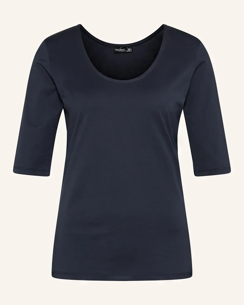 van Laack T-Shirt Modern Fit Dunkelblau