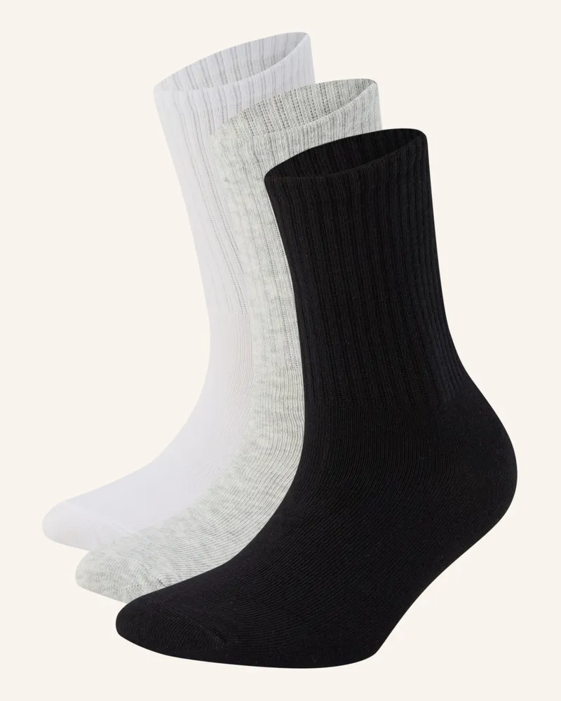 SKIMS 3er-Pack Socken Sport weiss Core