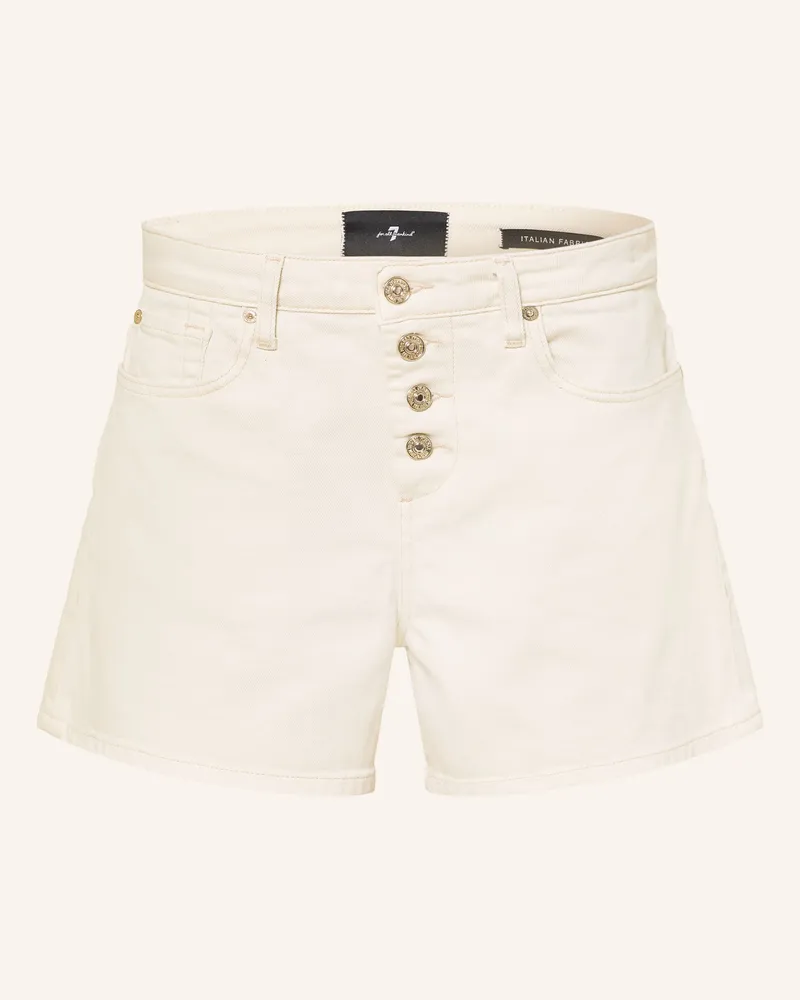 7 for all mankind Jeansshorts Kori weiss 3o9