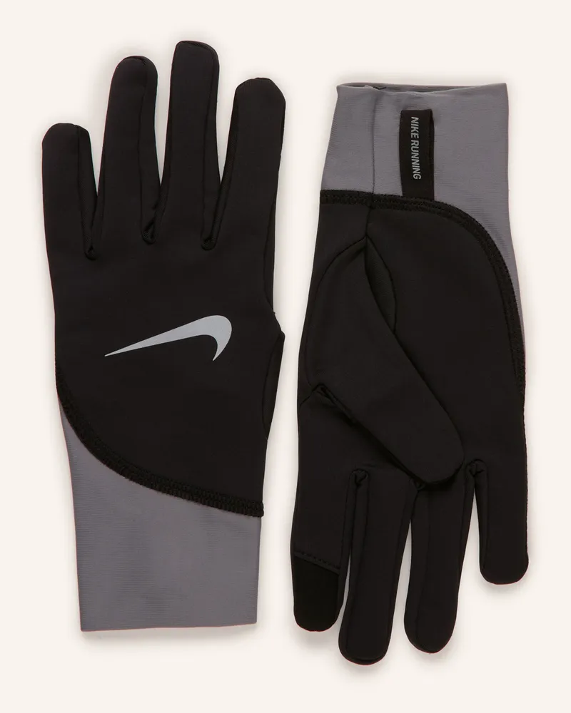 Nike Multisport-Handschuhe Pacer Midweight Mit Touchscreen-Funktion schwarz Schwarz