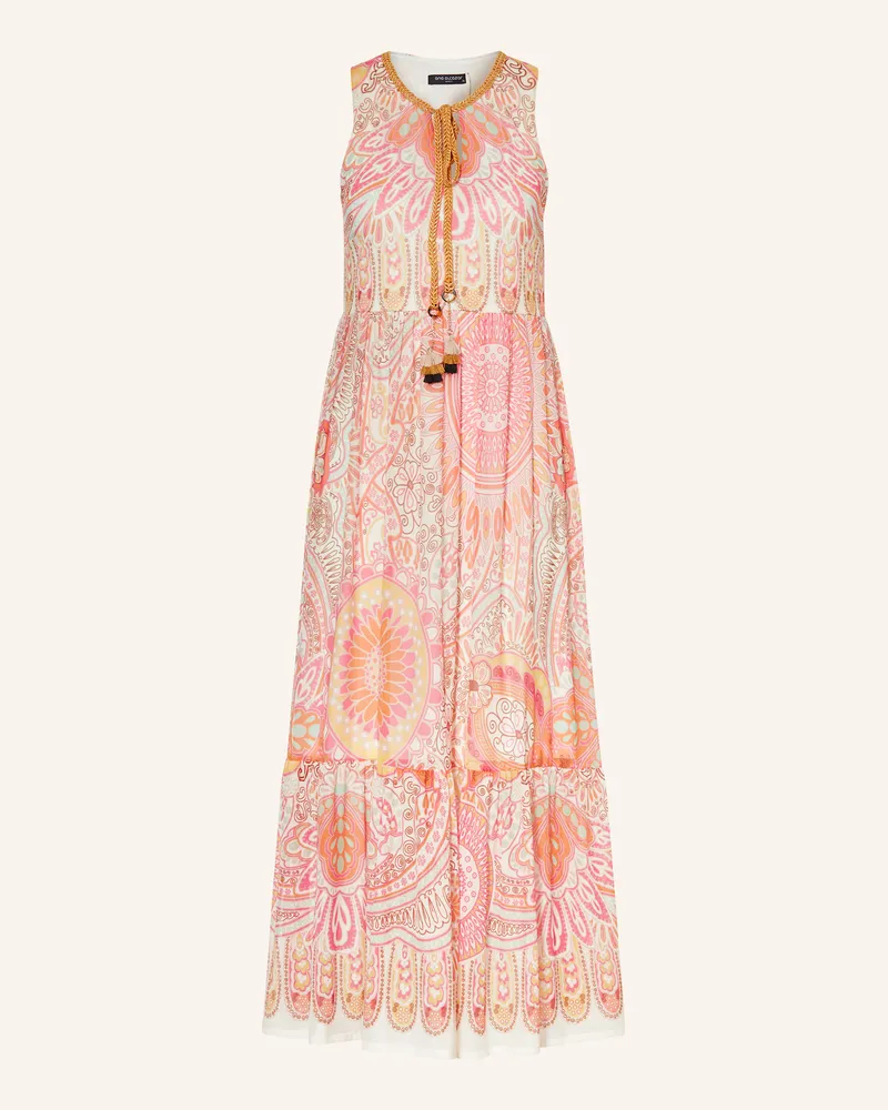 ana alcazar Kleid MADI mit Glitzergarn Orange