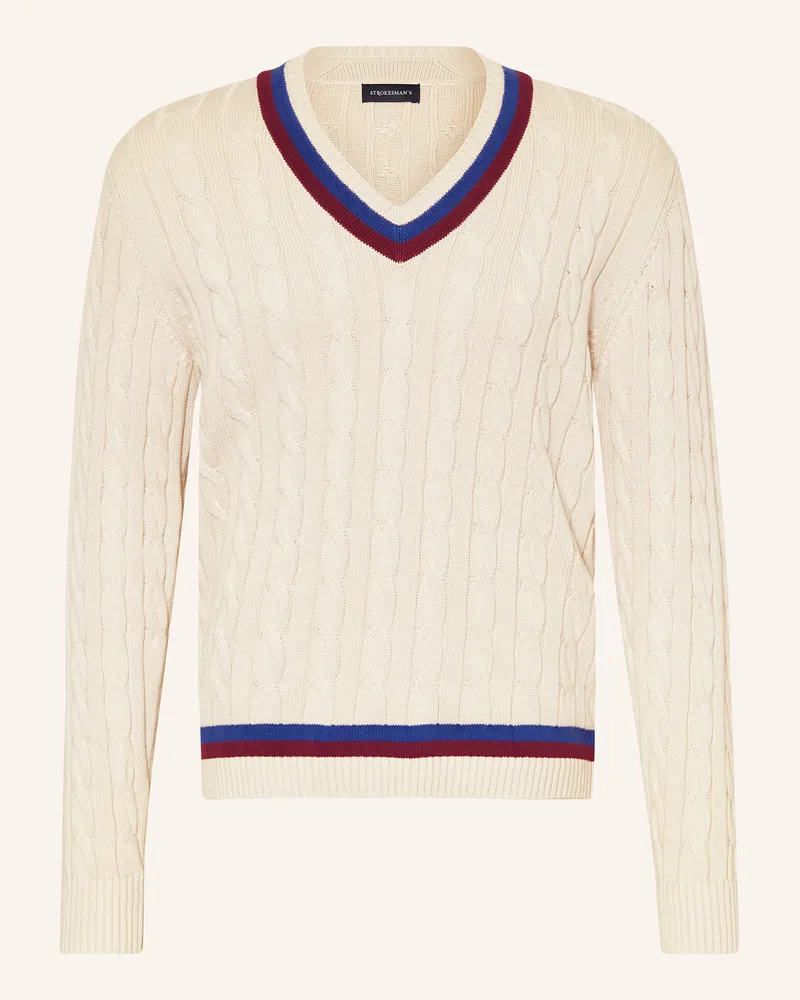 Strokesman's Pullover weiss Creme