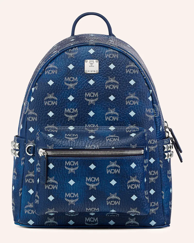 MCM Rucksack STARK VI mit Nieten Blau