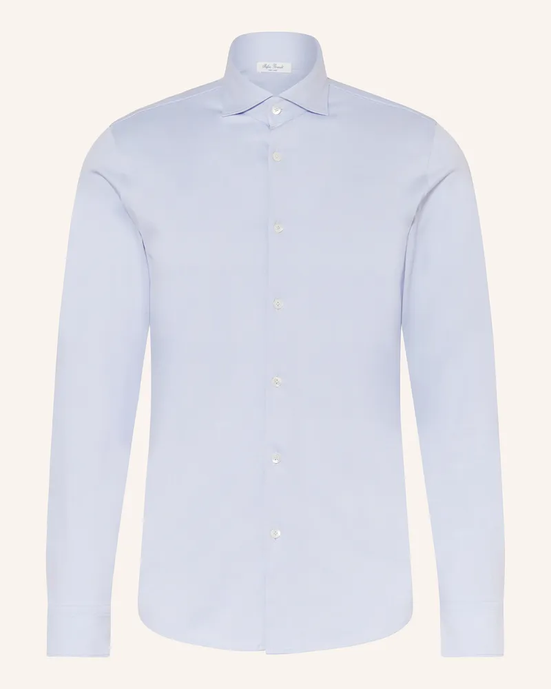 Stefan Brandt Jerseyhemd OTIS Slim Fit Hellblau