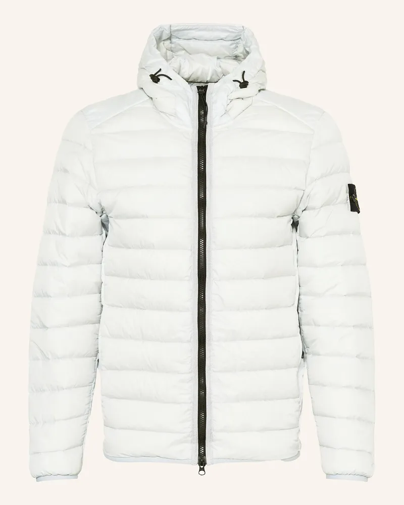 Stone Island Daunenjacke Hellgrau