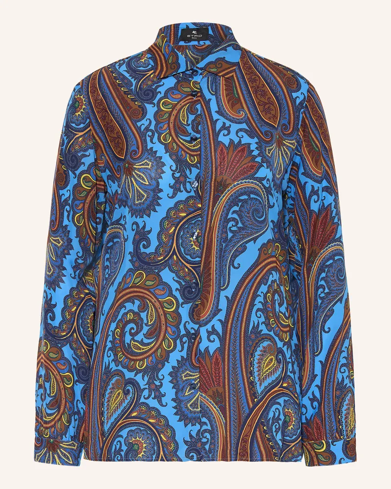 Etro Hemdbluse blau Blau