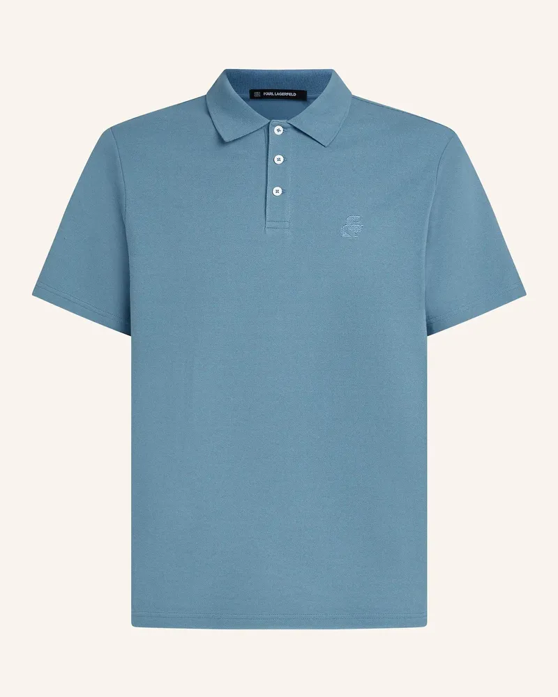 Karl Lagerfeld Poloshirt blau Blau