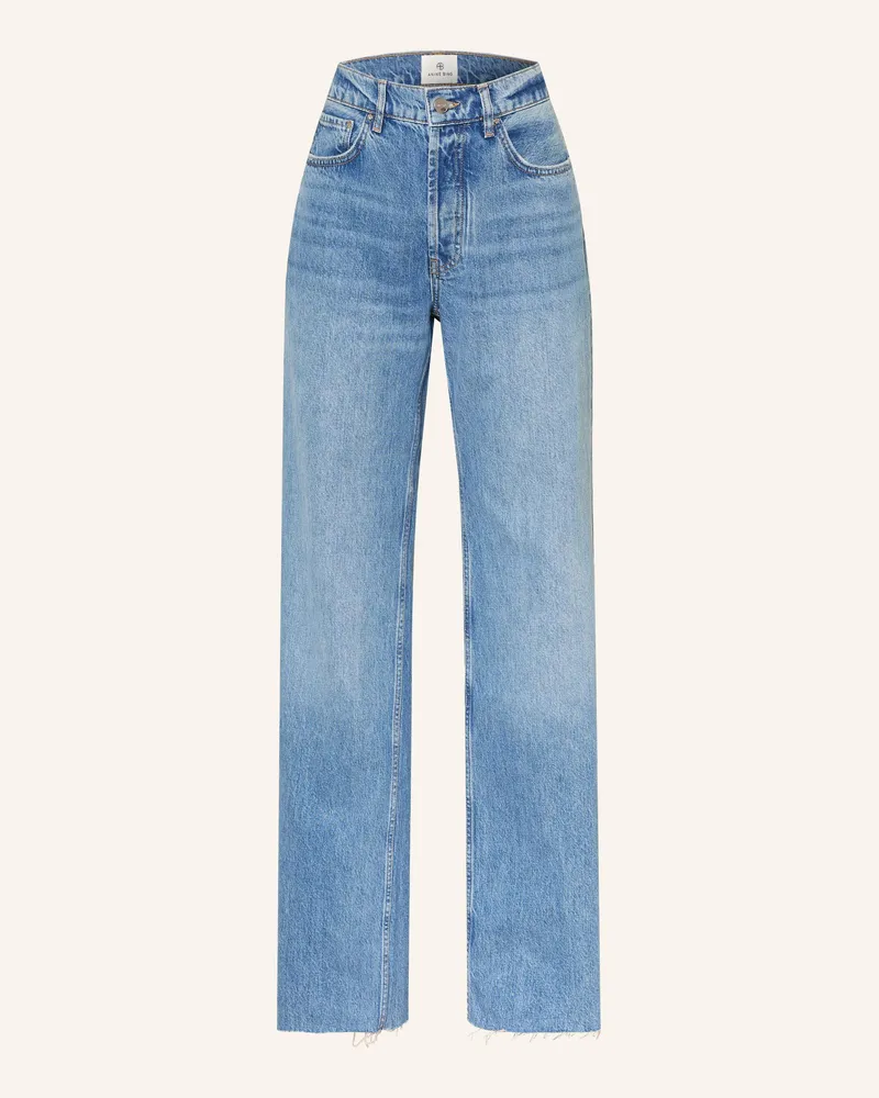 Anine Bing Straight Jeans Hugh blau Blue