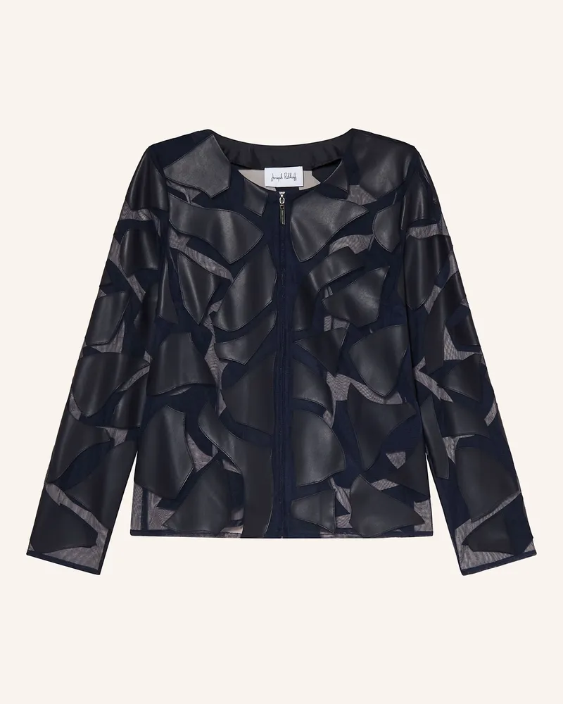 Joseph Ribkoff Mesh-Jacke blau Dunkelblau