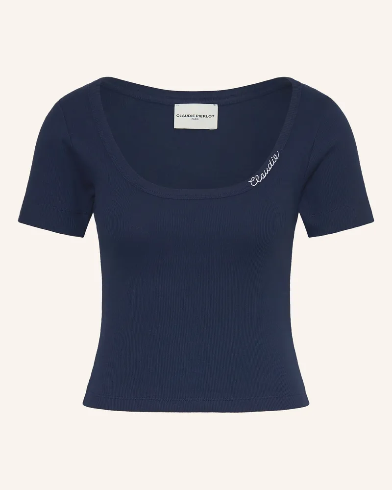 Claudie Pierlot T-Shirt blau Dunkelblau