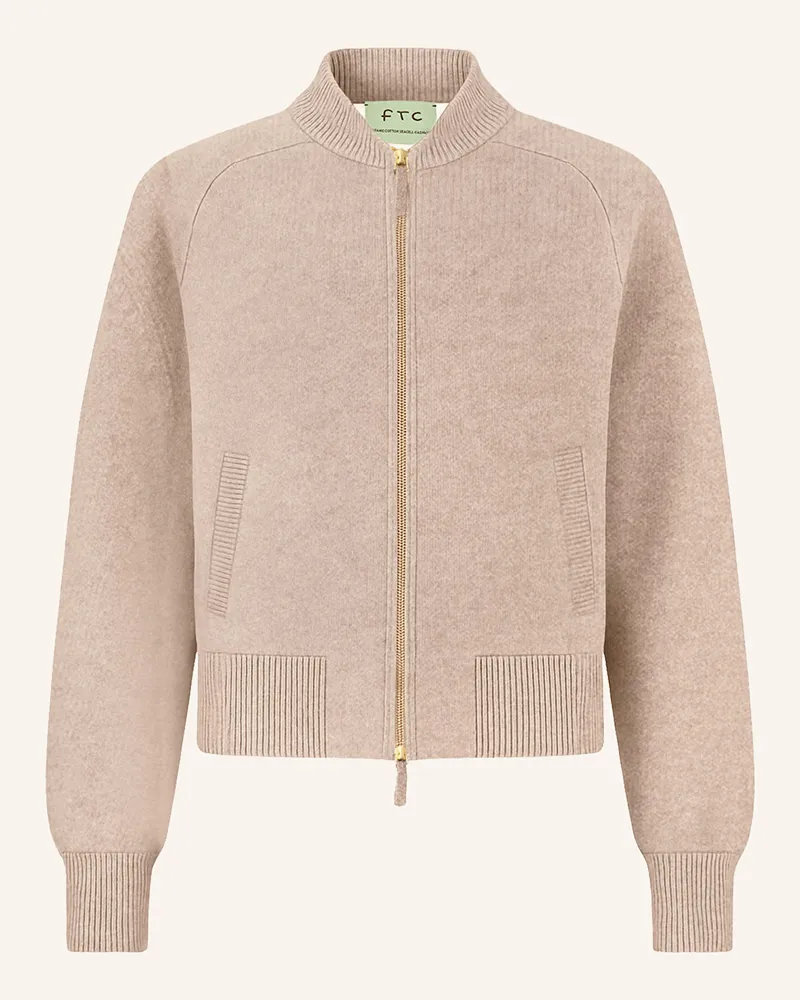 FTC Cashmere Strickjacke Beige