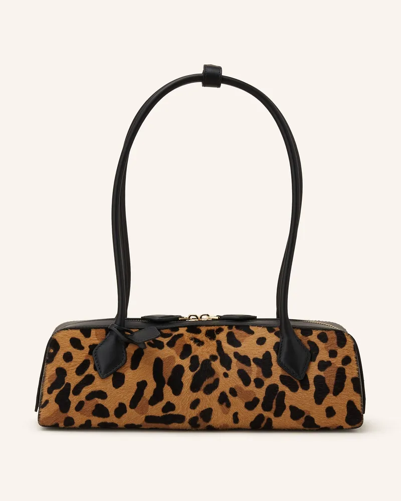 Alaïa Schultertasche LE TECKEL MEDIUM Braun