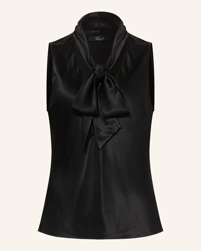 RAILS Satintop Poppy Mit Schluppe schwarz Schwarz
