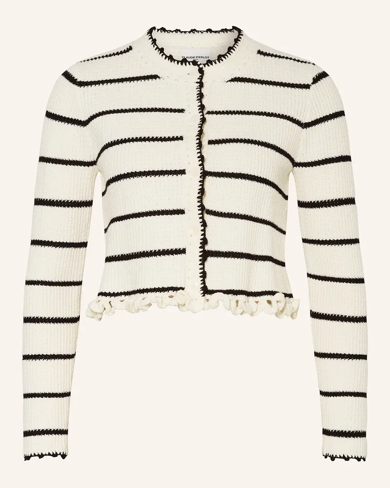 Claudie Pierlot Strickjacke Weiss