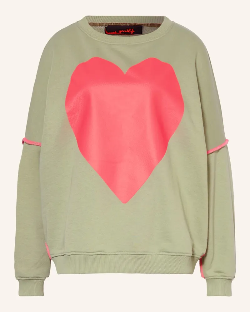 Miss Goodlife Sweatshirt Gruen