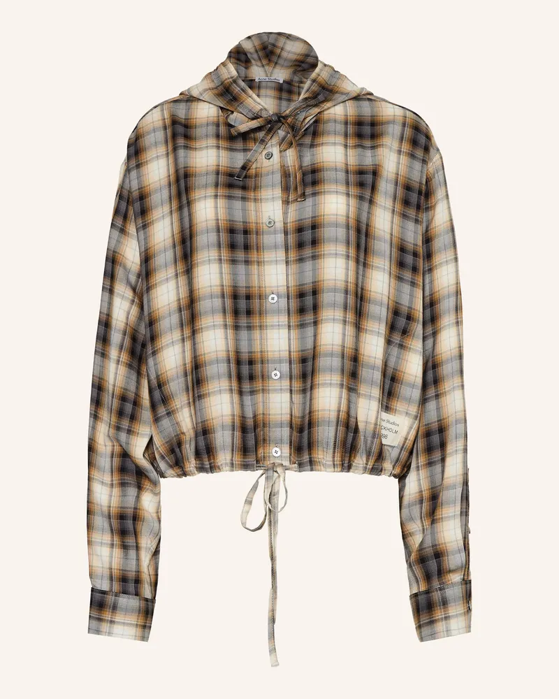 Acne Studios Bluse Hellbraun